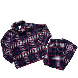 Baby Gap Plaid Kids Pajamas - Red and Blue